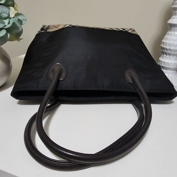 GUC VINTAGE BURBERRY BLUE LABEL TOTE SATCHEL BAG - Picture 2 of 15